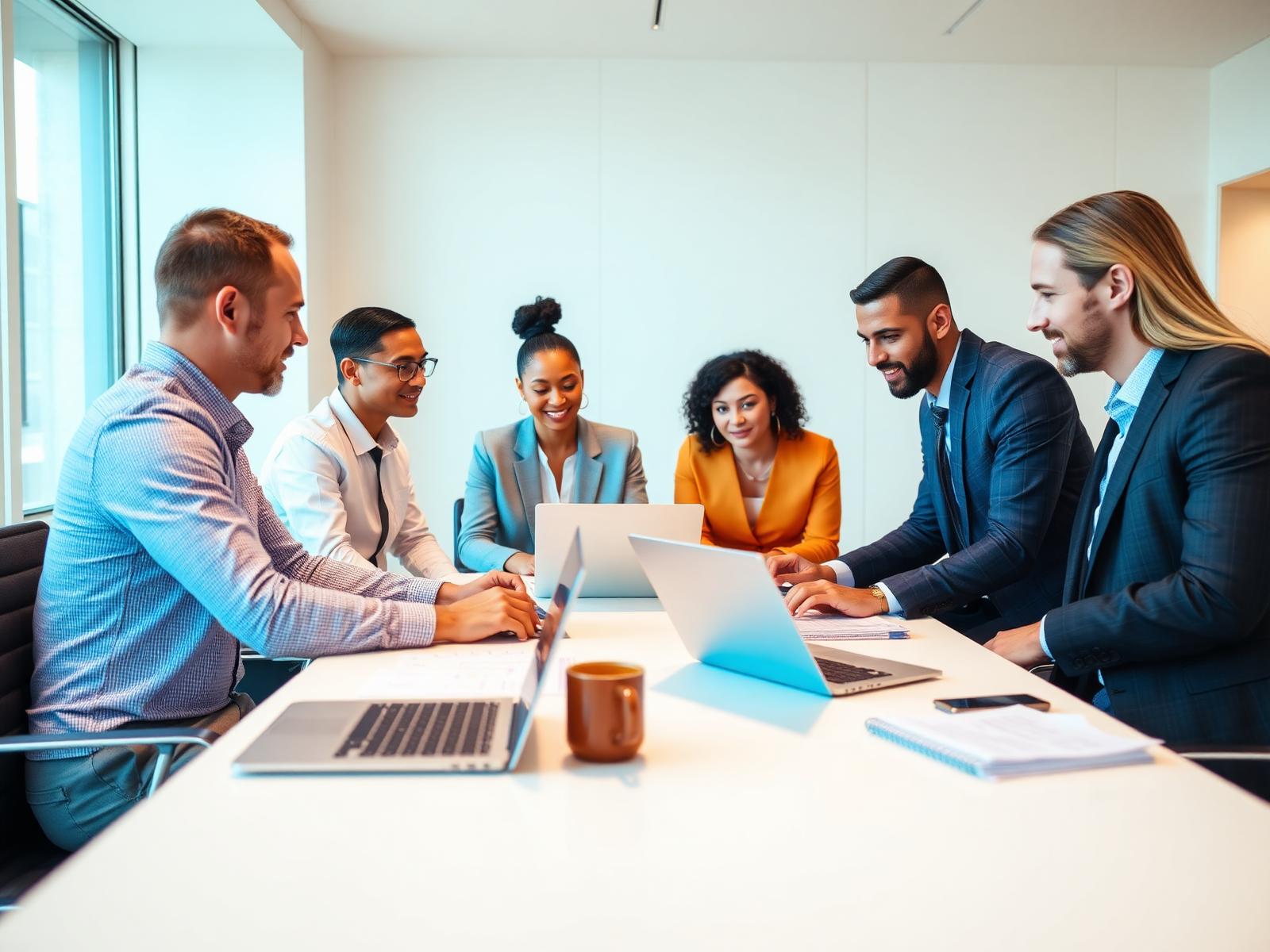 JCB Global Solutions consulting team collaborating